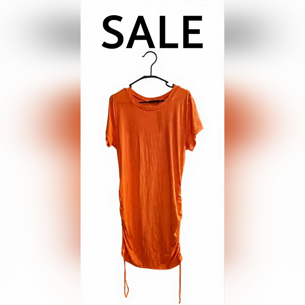 Orange Tshirt Dress